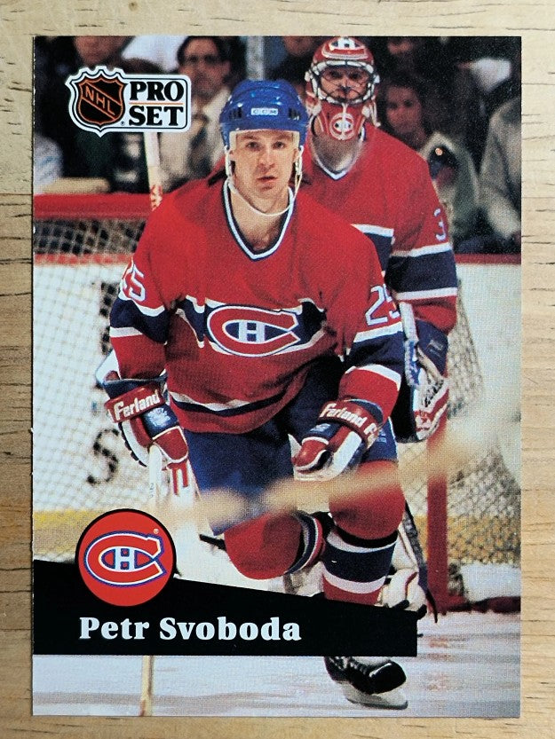 1991-92 Pro Set French #123 Petr Svoboda