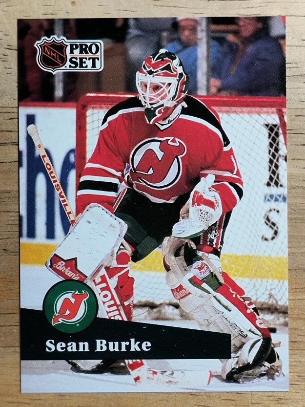 1991-92 Pro Set French #132 Sean Burke