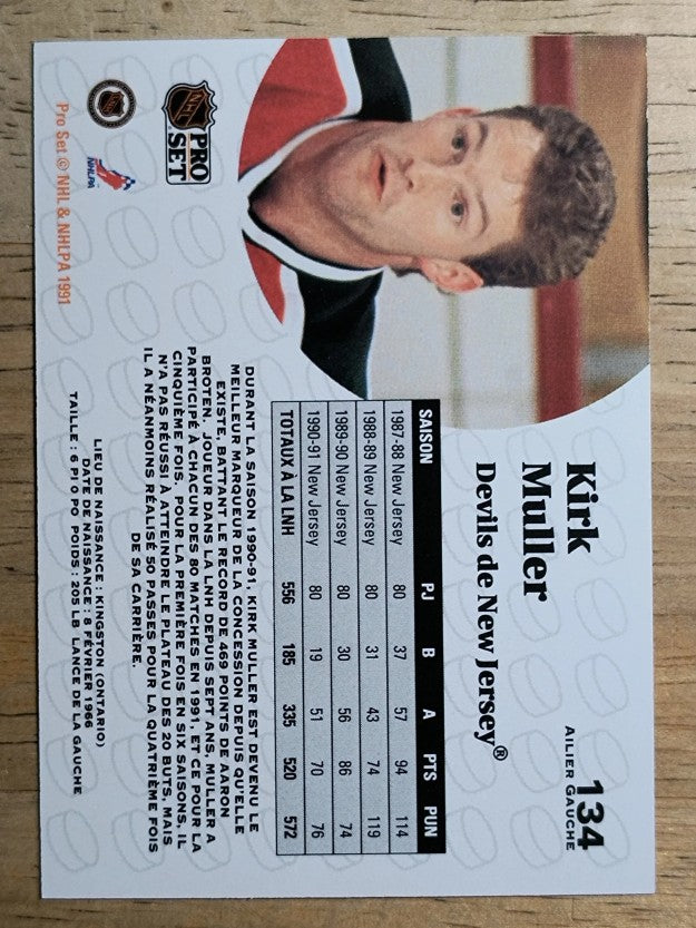 1991-92 Pro Set French #134 Kirk Muller