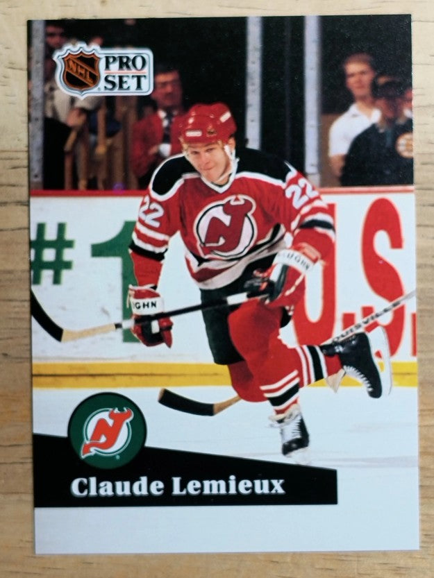 1991-92 Pro Set French #135 Claude Lemieux
