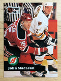 1991-92 Pro Set French #136 John MacLean