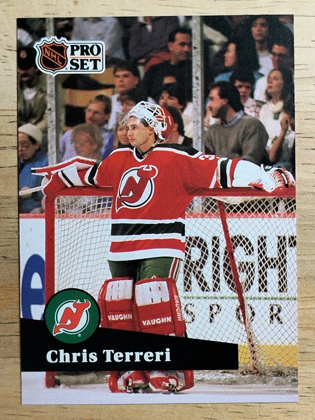 1991-92 Pro Set French #137 Chris Terreri