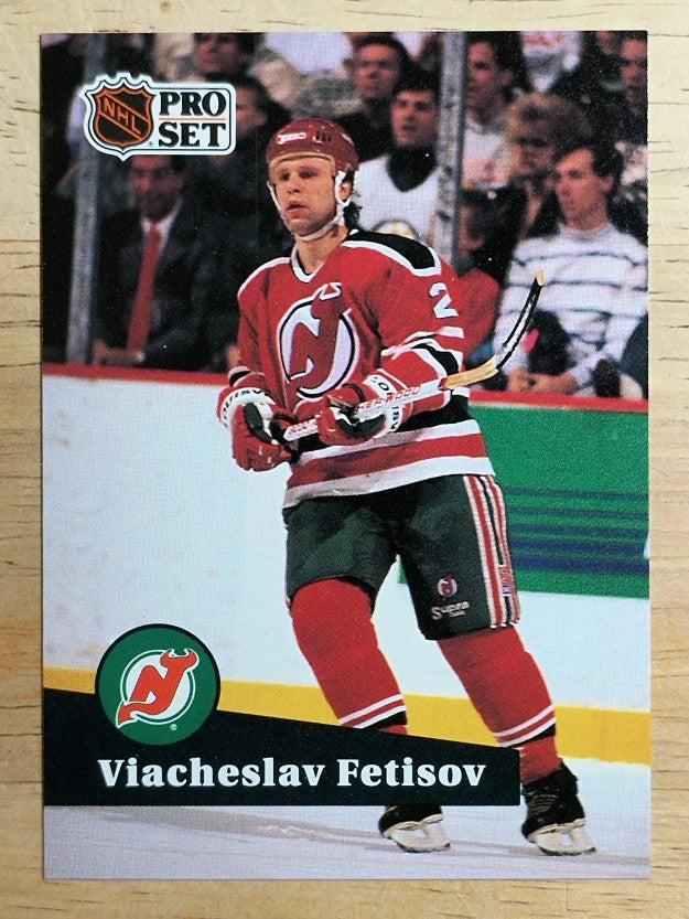 1991-92 Pro Set French #142 Slava Fetisov