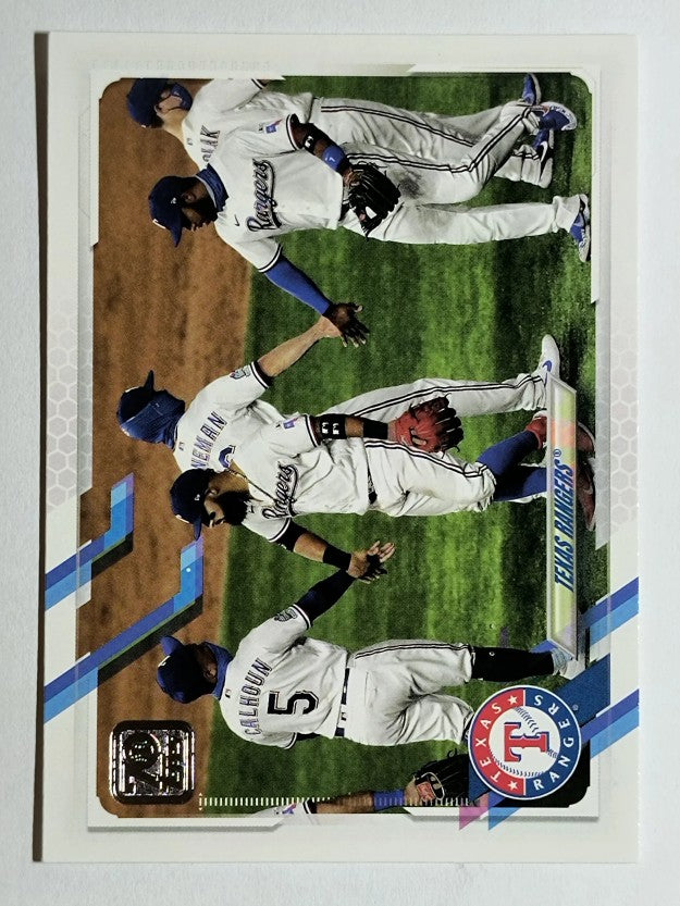 2021 Topps #283 Texas Rangers TC