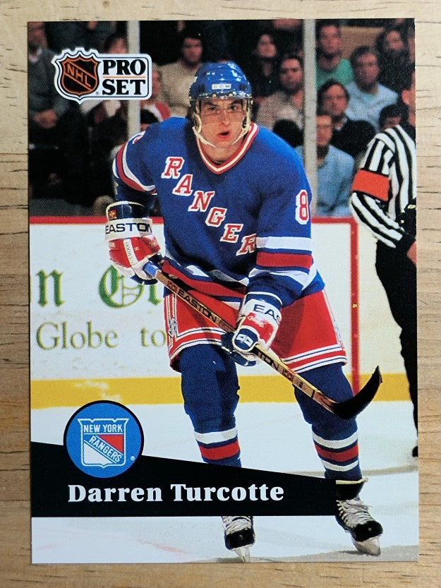 1991-92 Pro Set French #160 Darren Turcotte