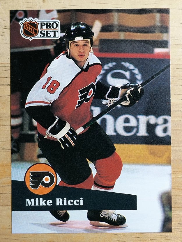 1991-92 Pro Set French #170 Mike Ricci