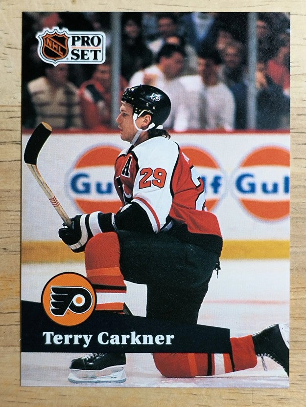 1991-92 Pro Set French #173 Terry Carkner