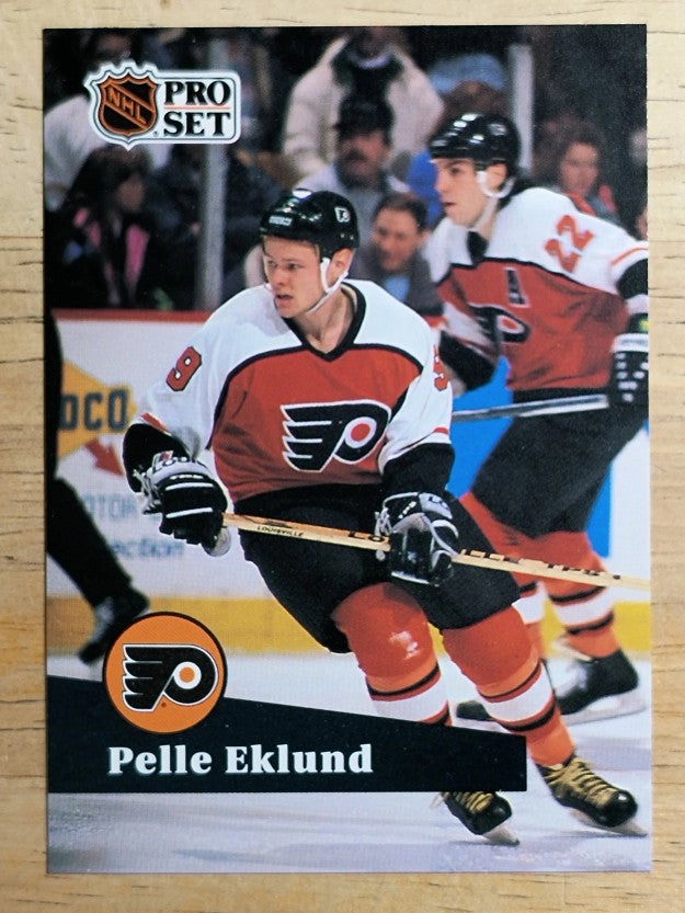 1991-92 Pro Set French #179 Pelle Eklund