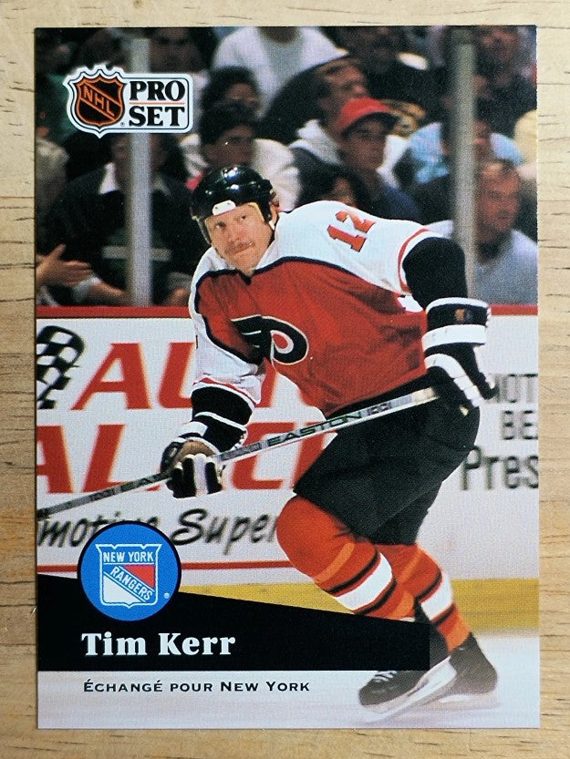 1991-92 Pro Set French #180 Tim Kerr UER