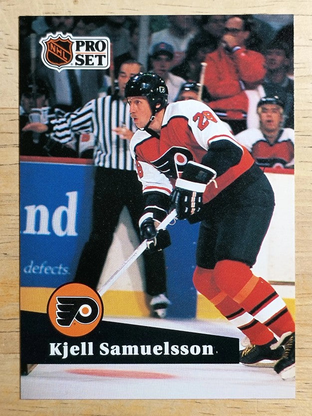 1991-92 Pro Set French #181 Kjell Samuelsson