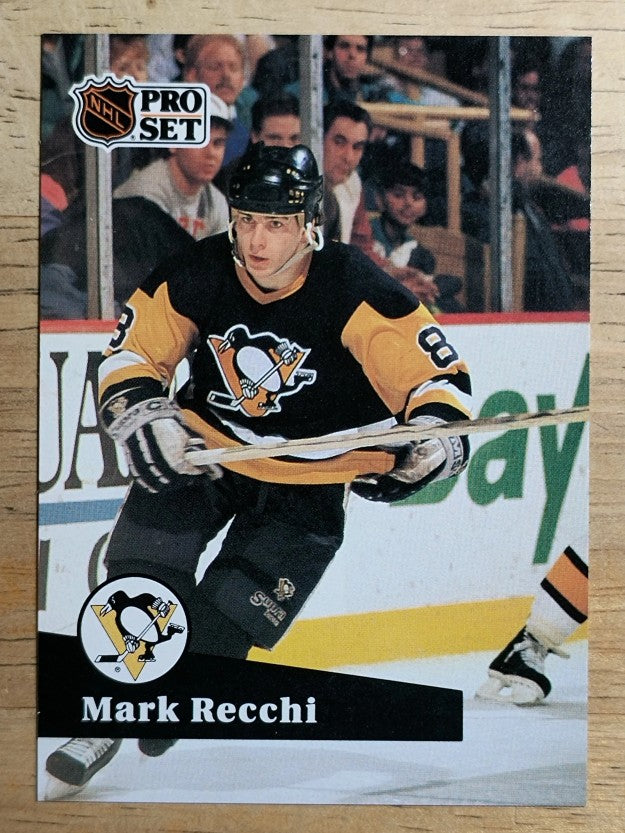 1991-92 Pro Set French #184 Mark Recchi