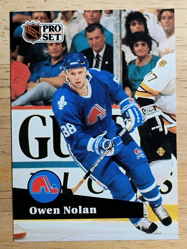 1991-92 Pro Set French #196 Owen Nolan