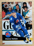 1991-92 Pro Set French #196 Owen Nolan