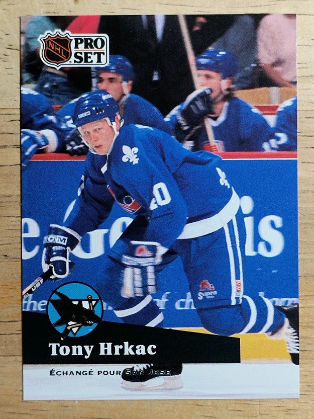 1991-92 Pro Set French #205 Tony Hrkac