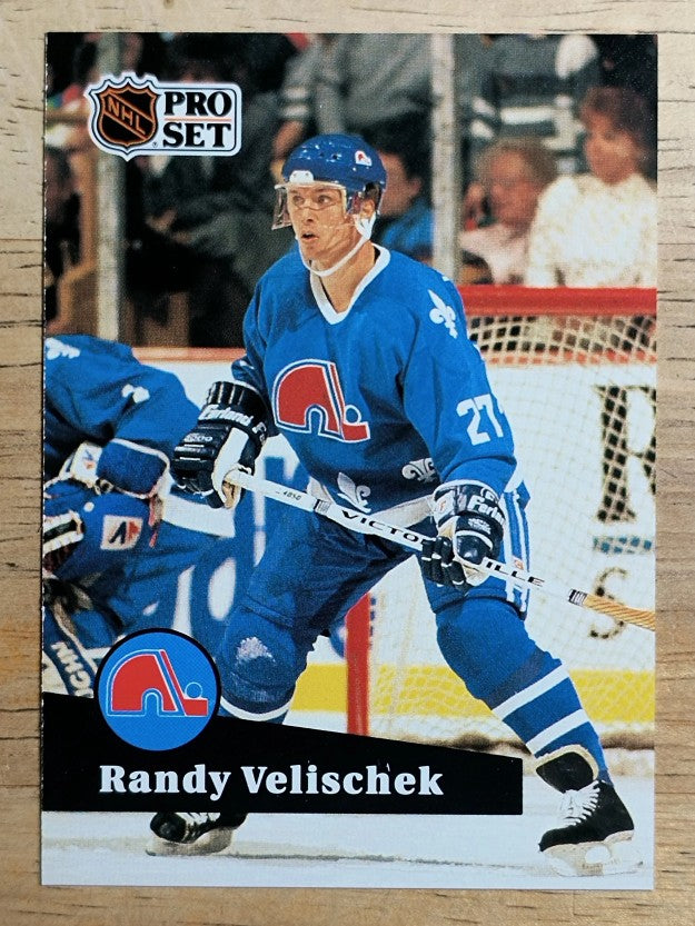 1991-92 Pro Set French #206 Randy Velischek