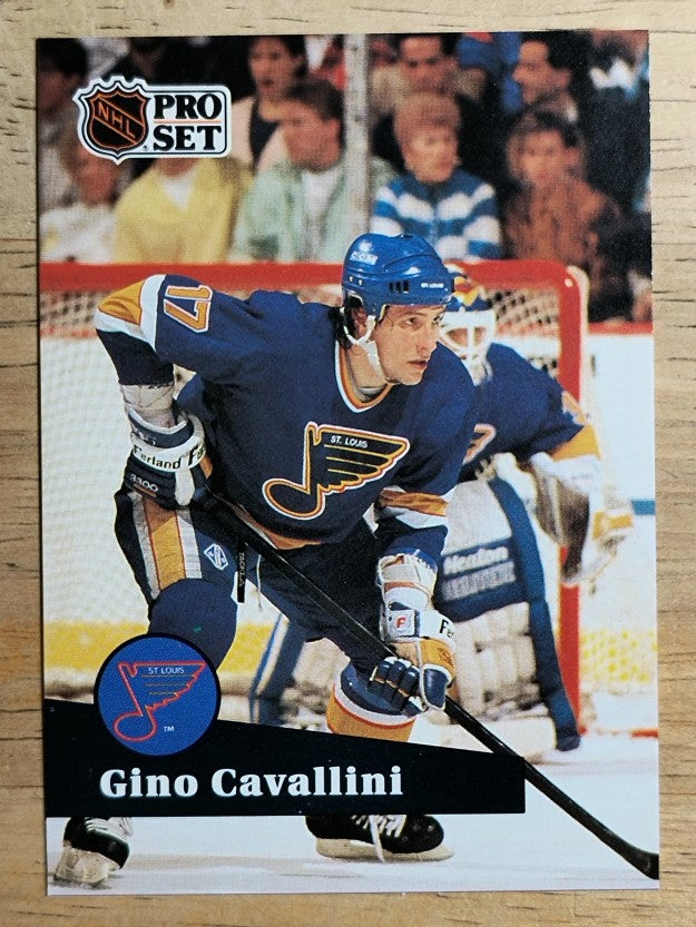 1991-92 Pro Set French #218 Gino Cavallini
