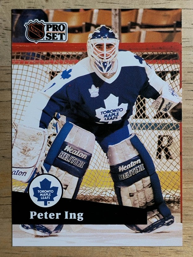 1991-92 Pro Set French #222 Peter Ing