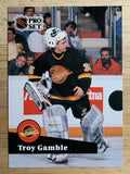 1991-92 Pro Set French #238 Troy Gamble