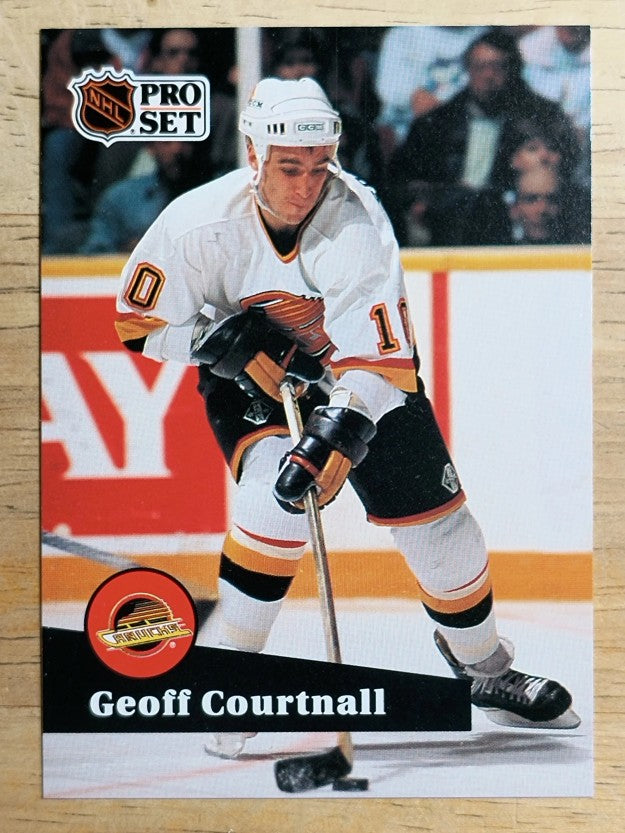 1991-92 Pro Set French #245 Geoff Courtnall