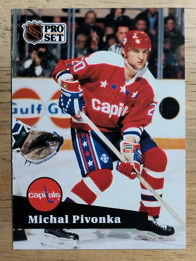 1991-92 Pro Set French #252 Michal Pivonka