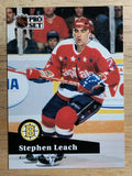1991-92 Pro Set French #253 Stephen Leach