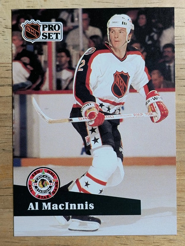 1991-92 Pro Set French #275 Al MacInnis AS