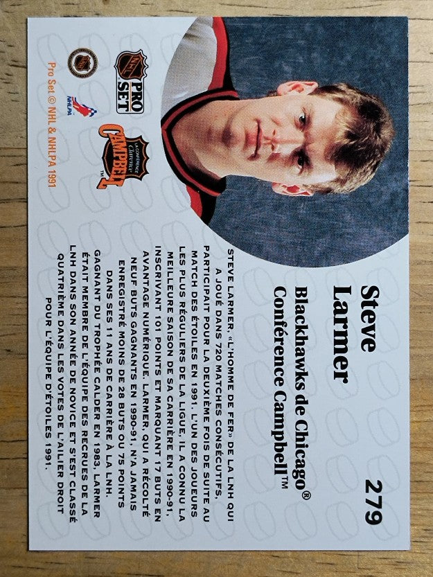 1991-92 Pro Set French #279 Steve Larmer AS