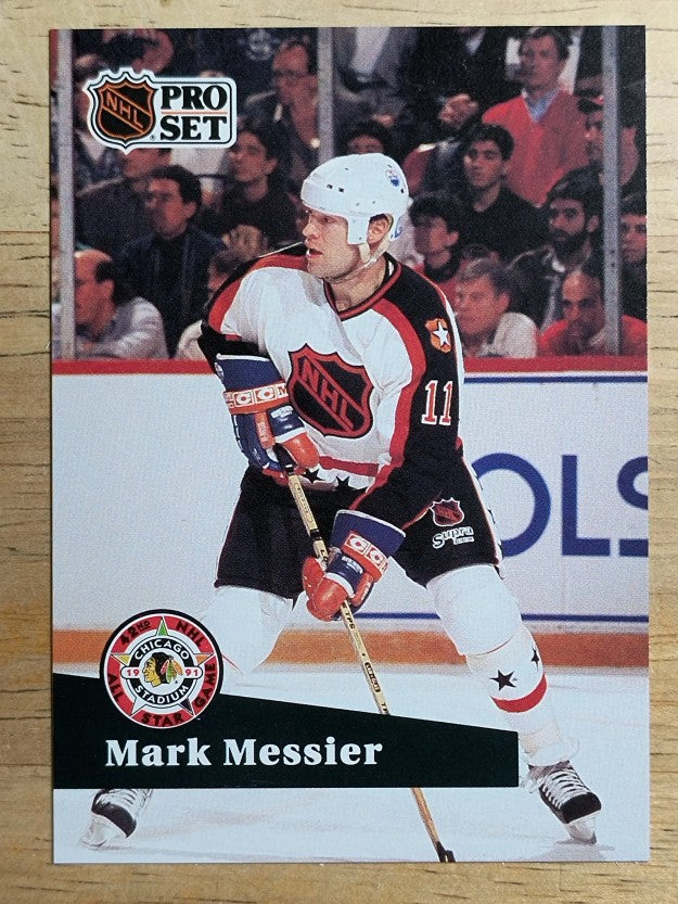 1991-92 Pro Set French #282 Mark Messier AS
