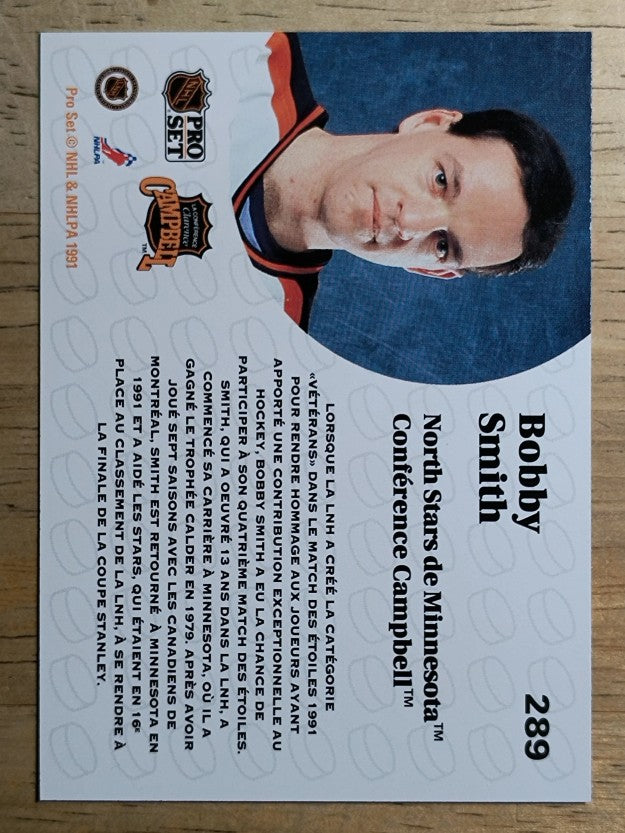 1991-92 Pro Set French #289 Bobby Smith AS