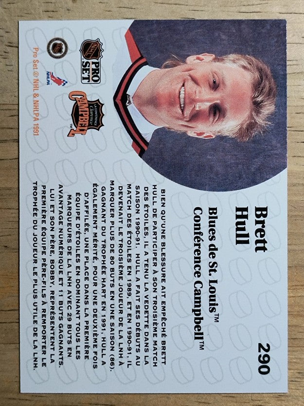 1991-92 Pro Set French #290 Brett Hull AS