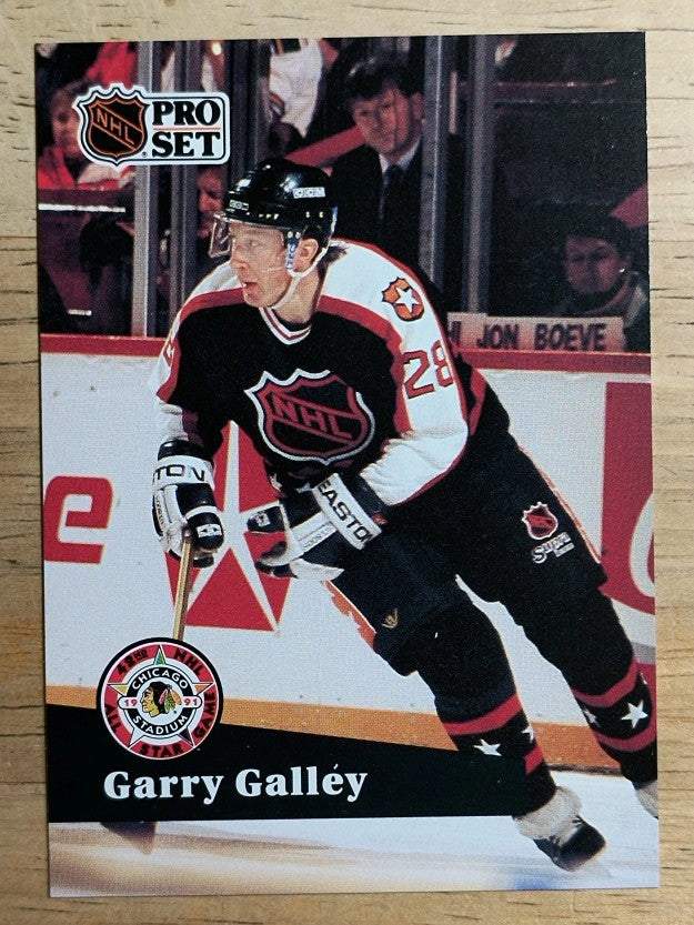 1991-92 Pro Set French #298 Garry Galley AS