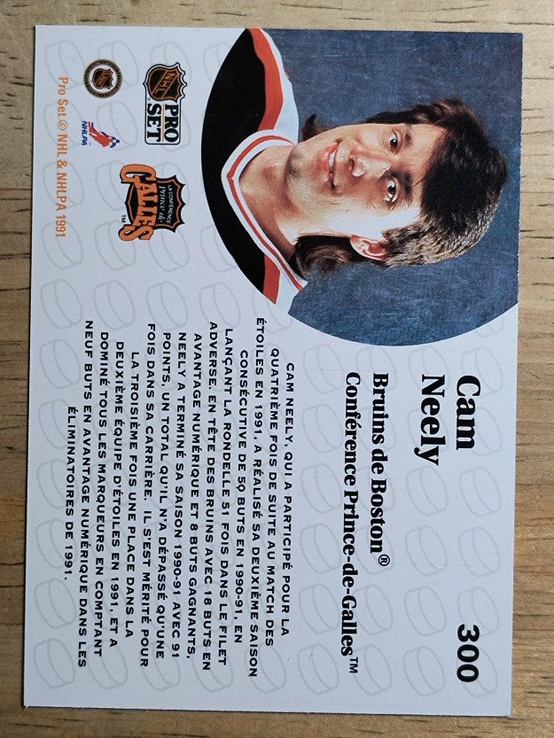 1991-92 Pro Set French #300 Cam Neely AS