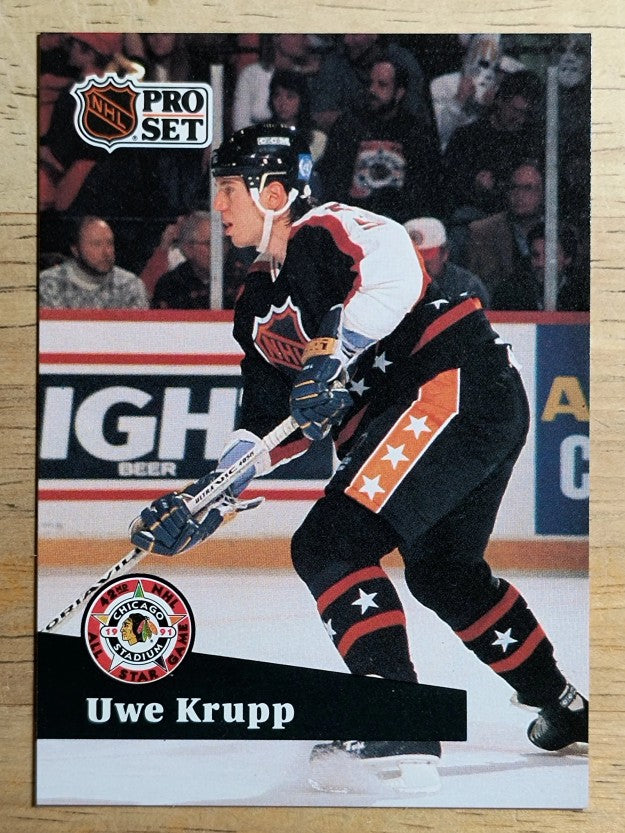 1991-92 Pro Set French #301 Uwe Krupp AS