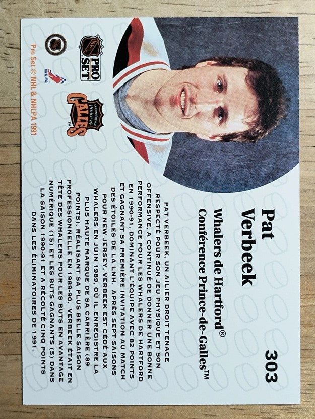 1991-92 Pro Set French #303 Pat Verbeek AS