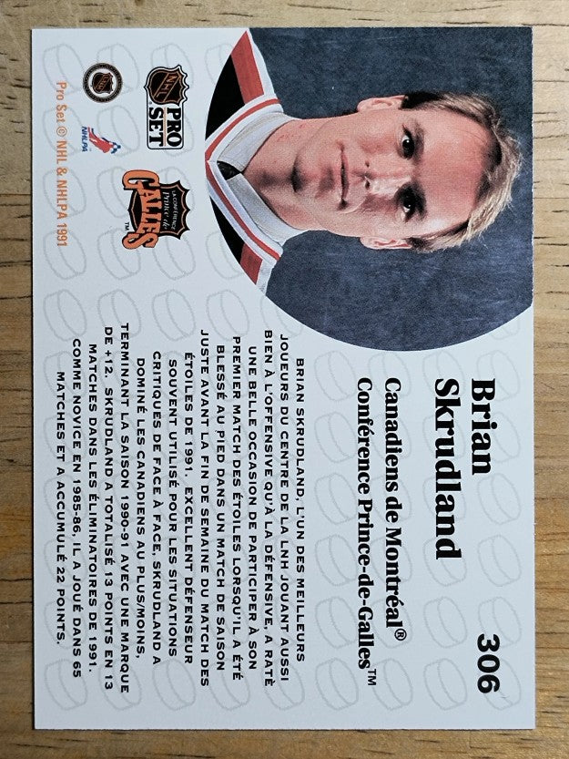 1991-92 Pro Set French #306 Brian Skrudland AS