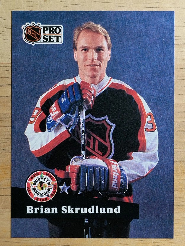 1991-92 Pro Set French #306 Brian Skrudland AS