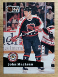 1991-92 Pro Set French #307 John MacLean AS