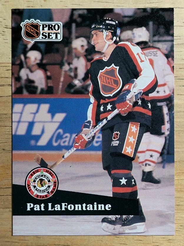 1991-92 Pro Set French #308 Pat LaFontaine AS