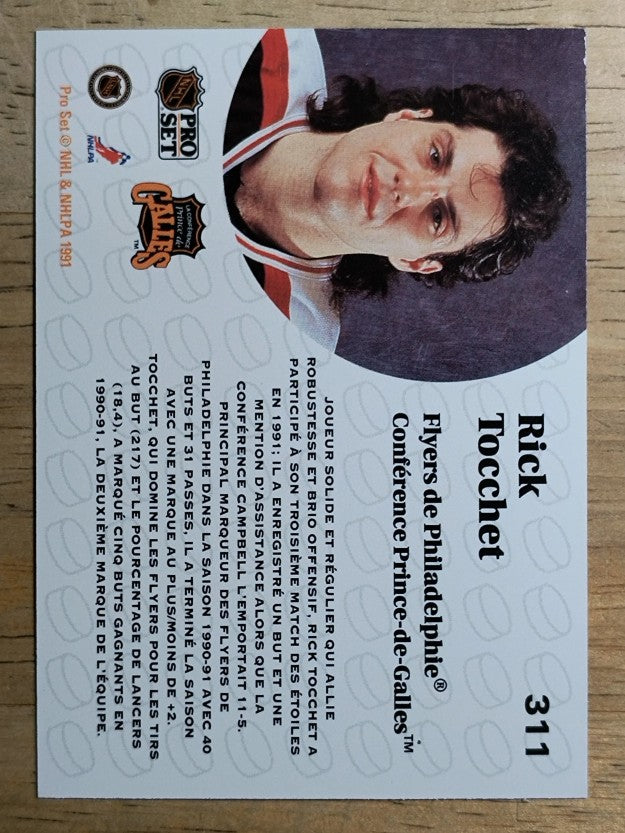1991-92 Pro Set French #311 Rick Tocchet AS