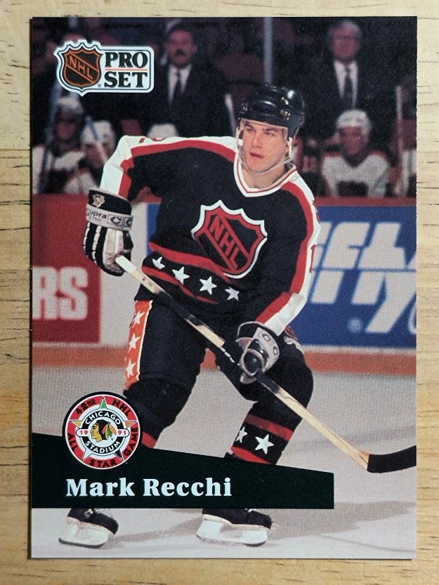 1991-92 Pro Set French #313 Mark Recchi AS