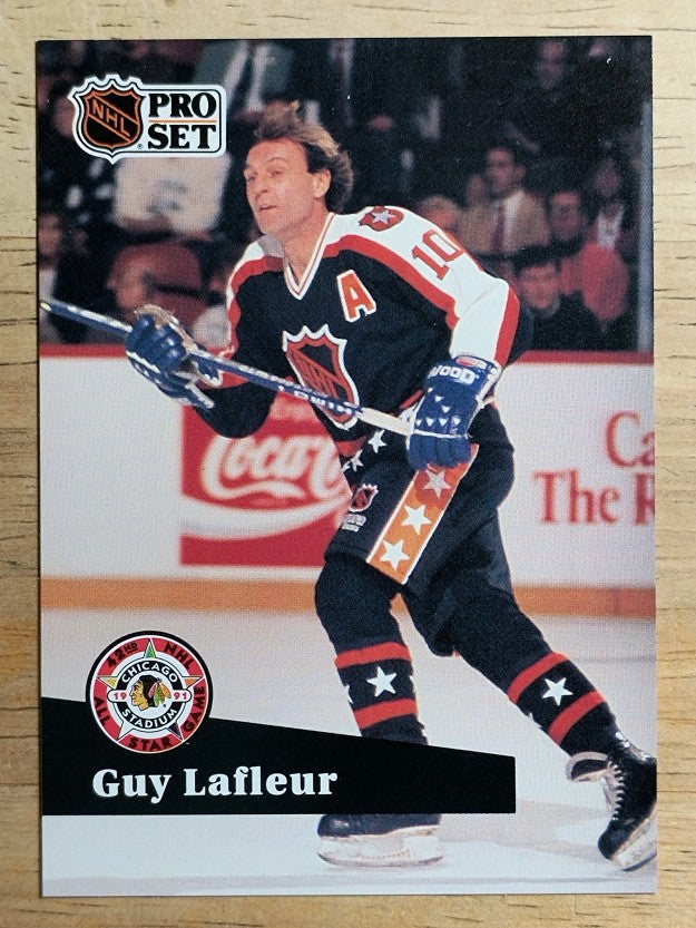 1991-92 Pro Set French #317 Guy Lafleur AS