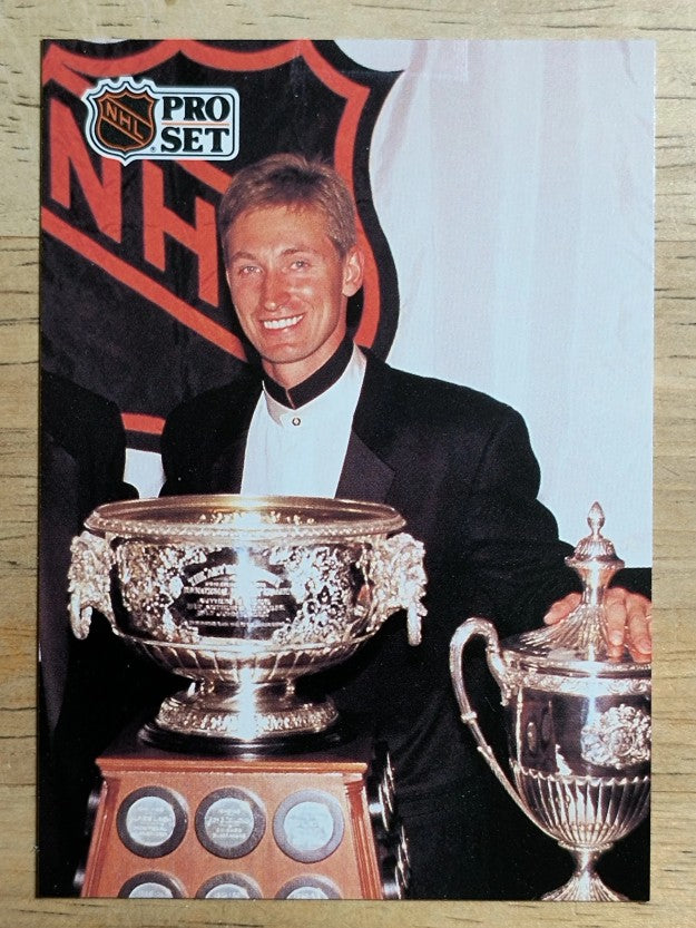 1991-92 Pro Set French #324 Wayne Gretzky Ross/Lady Byng