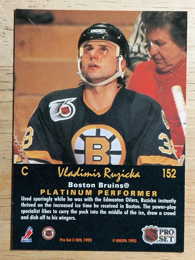 1991-92 Pro Set Platinum #152 Vladimir Ruzicka
