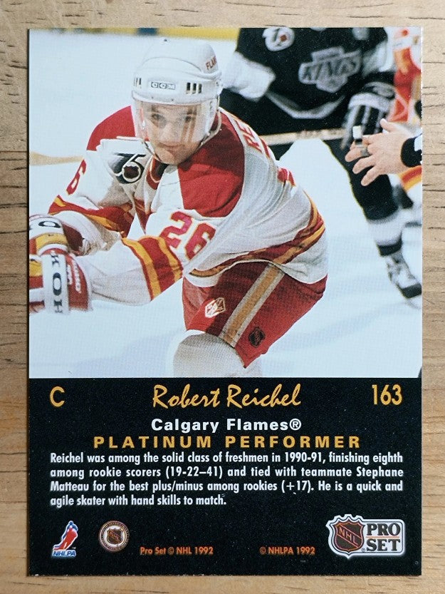 1991-92 Pro Set Platinum #163 Robert Reichel