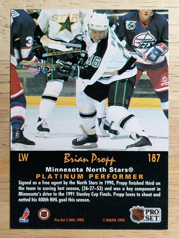 1991-92 Pro Set Platinum #187 Brian Propp