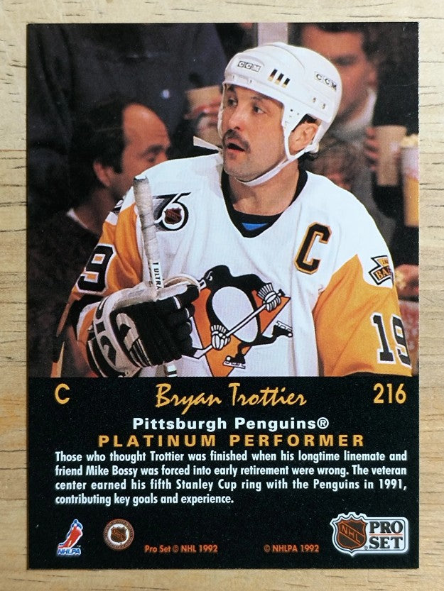1991-92 Pro Set Platinum #216 Bryan Trottier