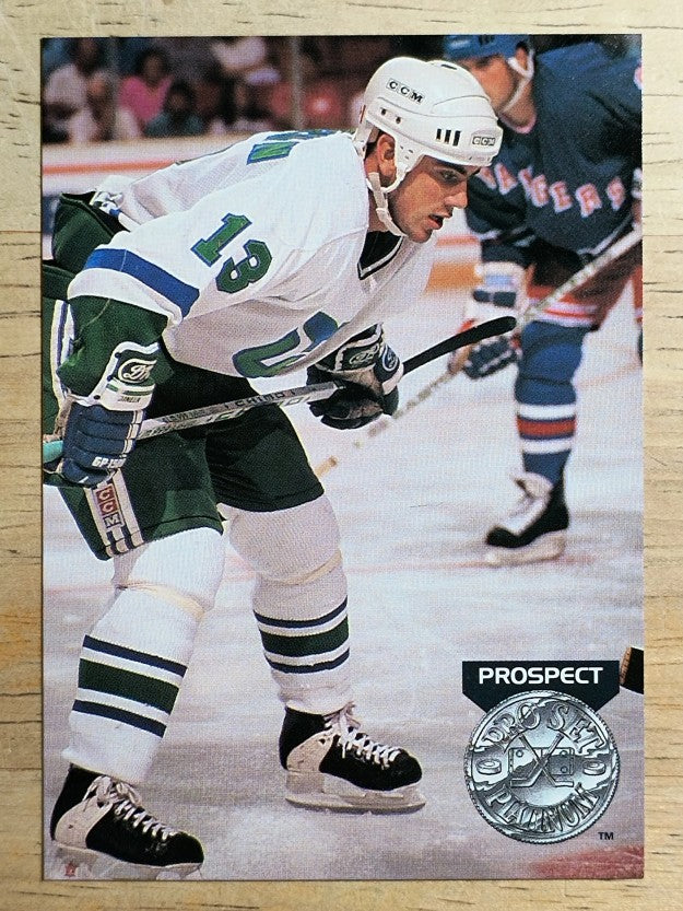1991-92 Pro Set Platinum #256 Geoff Sanderson RC