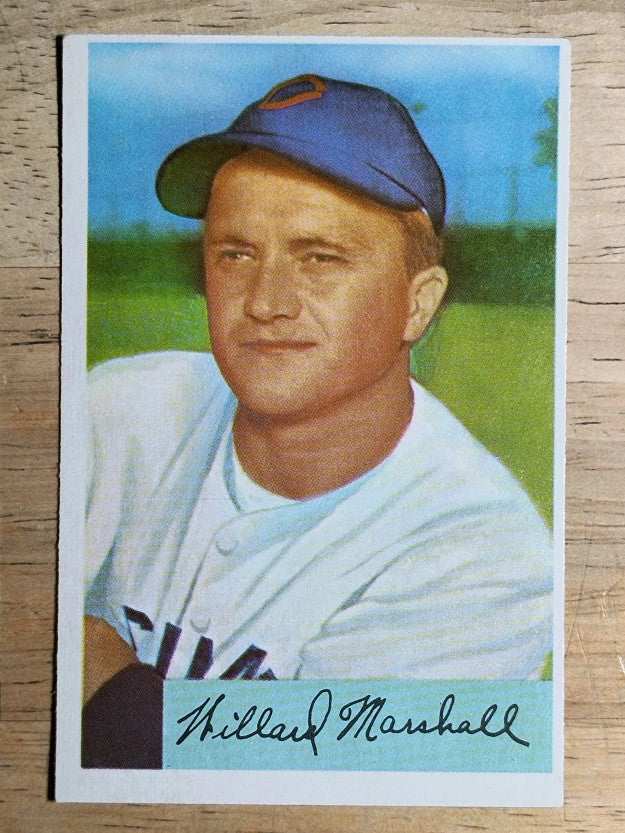 1954 Bowman #70 Willard Marshall (EX)