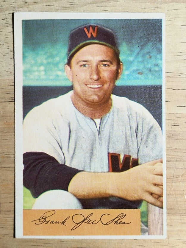 1954 Bowman #104 Frank Shea (EX)