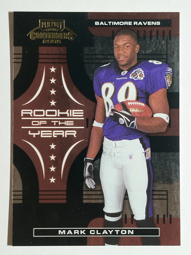 2005 Playoff Contenders ROY Contenders Red #6 Mark Clayton